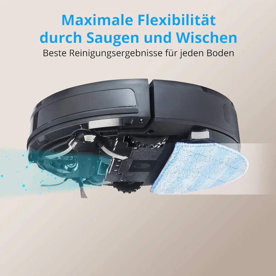 Robot Hút Bụi Lau Nhà Medion MD11889 S05 SW, Máy Hút Bụi Lau Nhà Đa Năng, Nhập Đức, BH 12 Tháng