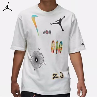 Áo Thun 100% air jordan Thoáng Khí Thời Trang Cho Nam dq7363