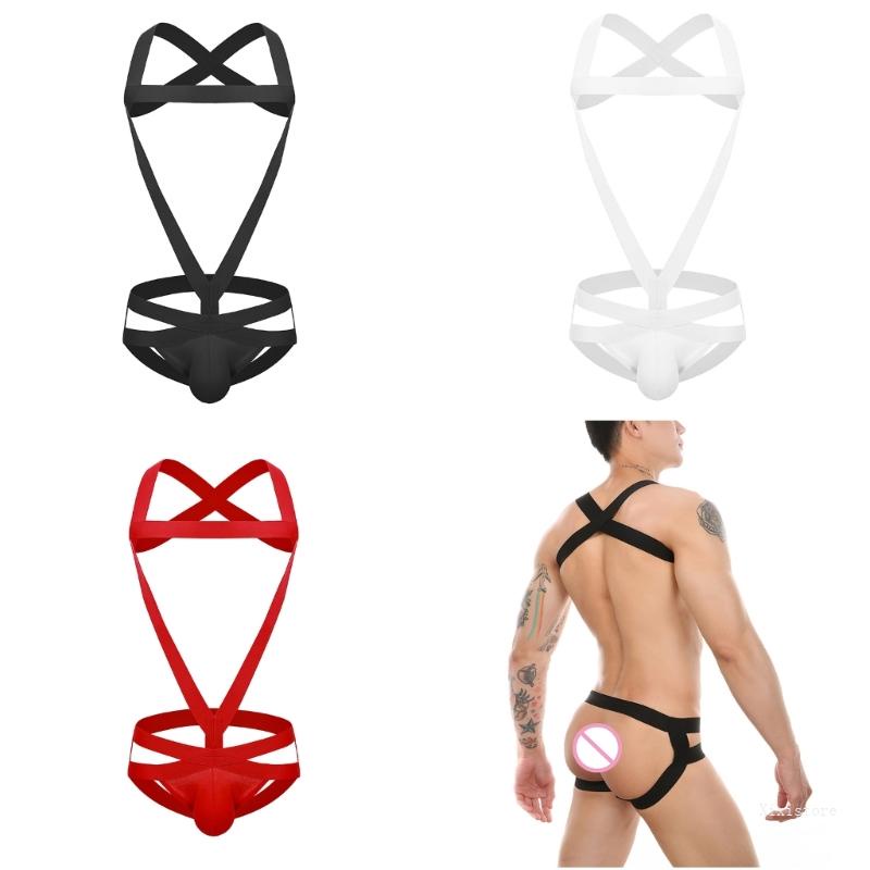 Xixi Bộ Áo Liền Quần Lót Liền Quần Túi Jockstrap Cho Nam Leotard
