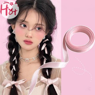 Dây Cột Tóc Ruy Băng Lụa Thắt Nơ Dài 2M Cho Nữ