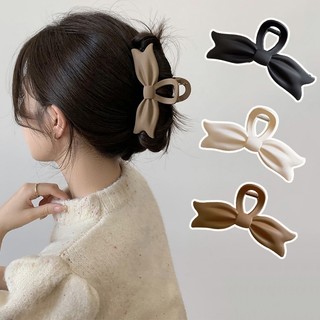 Kẹp tóc hình cá mập màu trơn đơn giản thời trang cho nữ