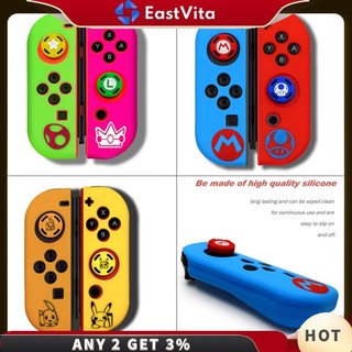 Vỏ Bảo Vệ Tay Cầm Chơi Game Nintendo Switch Joycon Bằng Silicon Mềm Chống Trầy Xước Tiện Dụng