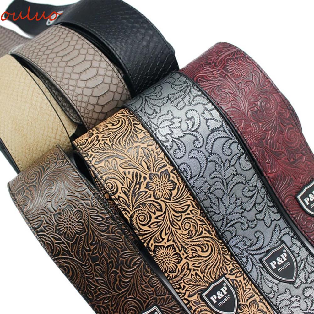 Dây Đeo Đàn Guitar Bằng Da Rắn Mềm Mại