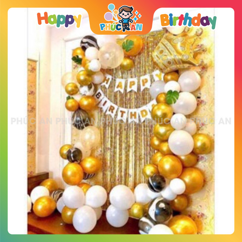 [Ảnh thật] Sét trang trí sinh nhật lung linh HPBD (COMBO 126)