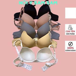 Áo Ngực Có Gọng Đệm Mút Mỏng SAM SAM lót thái lan trơn cúp 3/4 mút ép êm Giúp nâng ngực đẩy vòng 1 đẹp