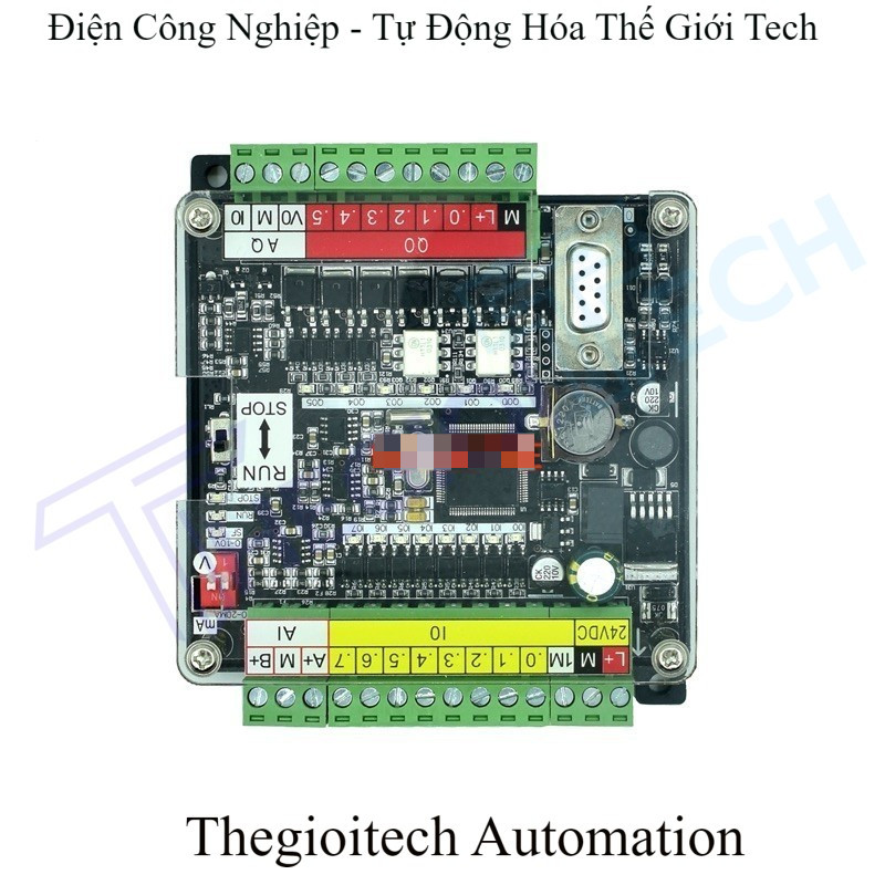 LE-200 CPU222 | DC/DC/DC 2AD1DA | 8 cổng vào 6 cổng ra Transistor | V4.0 | Đầu ra Rơ le