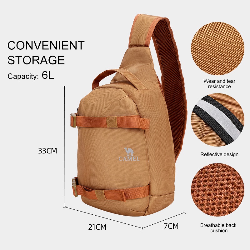 Túi Đeo Vai Thể Thao Hình Vương Miện Lạc Đà