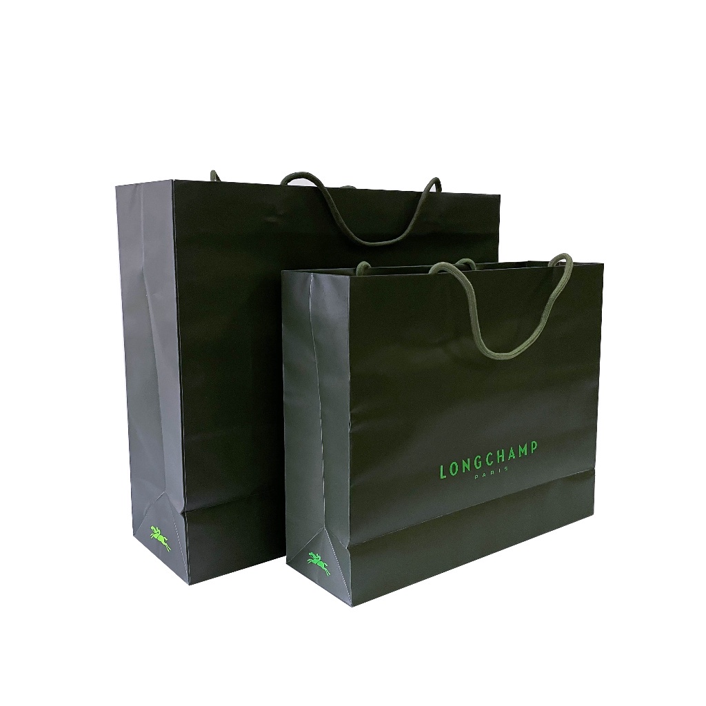 Túi Quà Tặng lc Túi Giấy Dài Xanh Lá Đậm lx