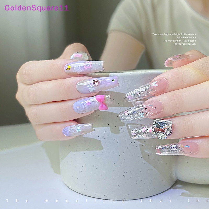Miếng Dán Trang Trí Móng Tay Lấp Lánh Nhiều Màu Sắc diy vn