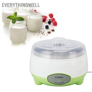 EverythingWell Máy làm sữa chua mini thông minh hoàn toàn tự động với máy chia tách natto quà tặng loại máy vi tính nhiệt độ không đổi mà không cần thép không gỉ