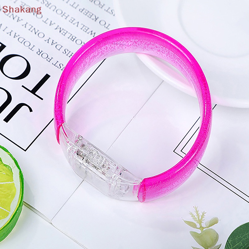 Bighsm Vòng Đeo Tay Chạy Bộ Có Đèn led 7 Màu Sắc Lấp Lánh