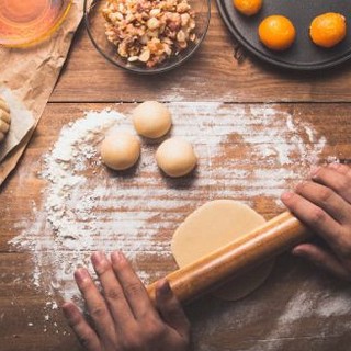 Set nguyên liệu làm vỏ bánh trung thu, nhân bánh trung thu chay