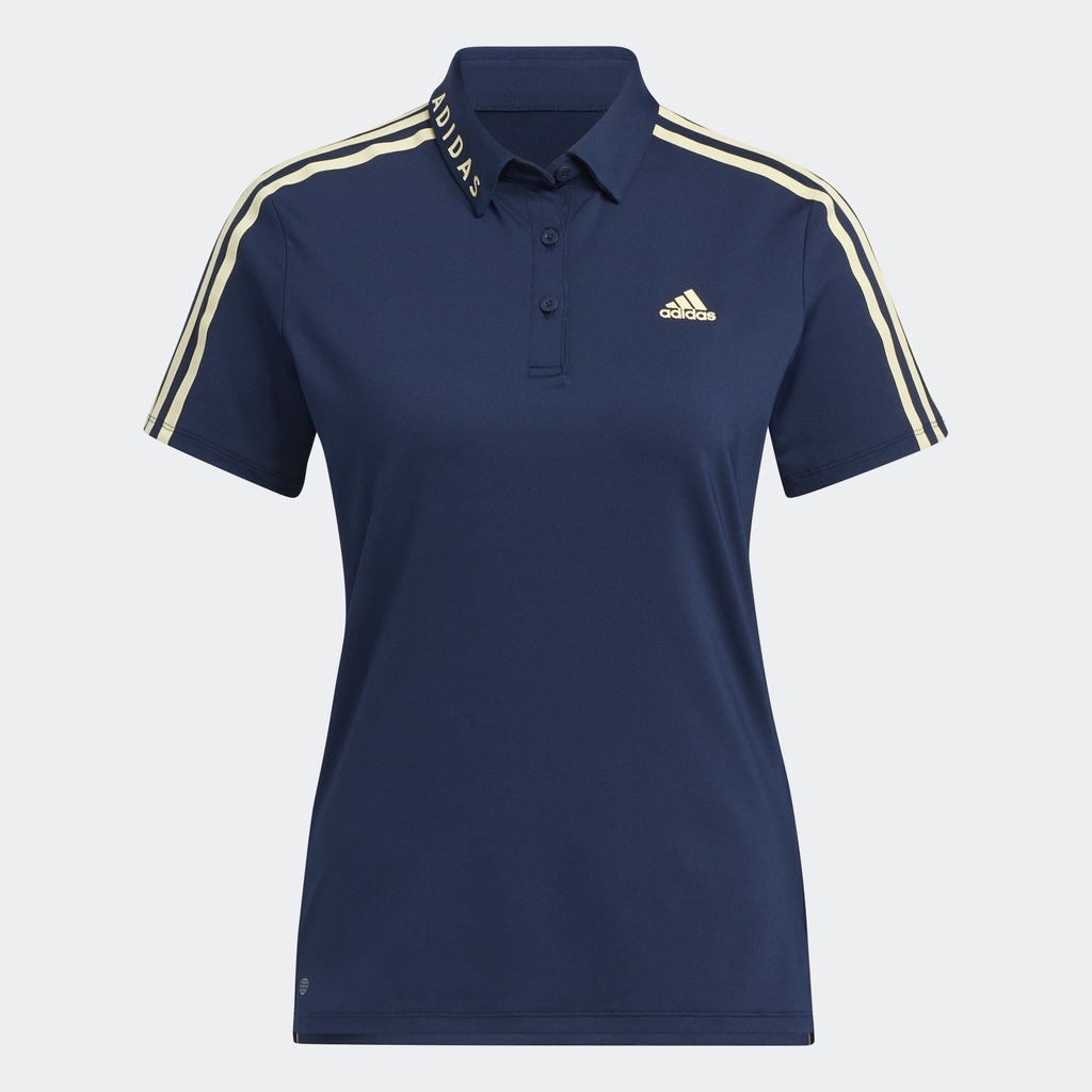 adidas Đánh gôn Áo Polo 3 Sọc AEROREADY Nữ Màu xanh da trời HG8288