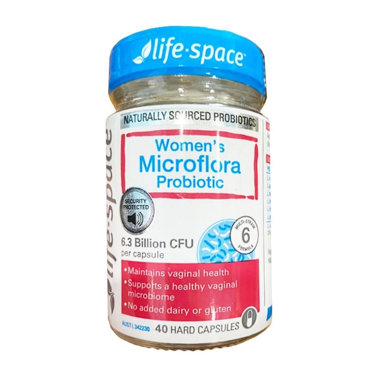 Men vi sinh phụ khoa life space women microflora probiotic cho nữ giới lọ 40 viên Healthy Care