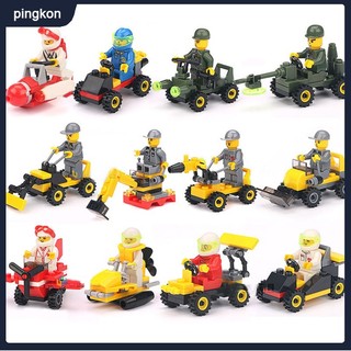 Tdg bộ đồ chơi khối xây dựng kỹ sư dành cho trẻ em