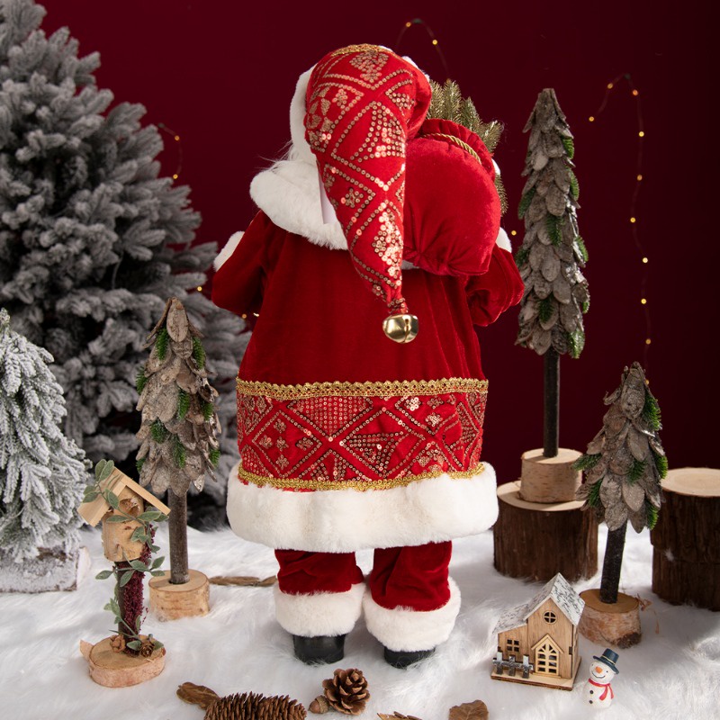 Búp Bê Nhồi Bông Hình Ông Già Noel 24 inch 60 cm