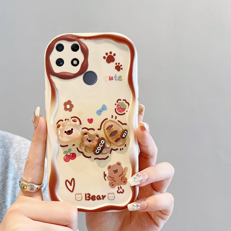 Ốp lưng realme c12 ốp lưng realme c25 Dễ Thương Ốp Điện Thoại Hình Búp Bê Hoạt Hình 3d Thời Trang Cho realme c12 / c25