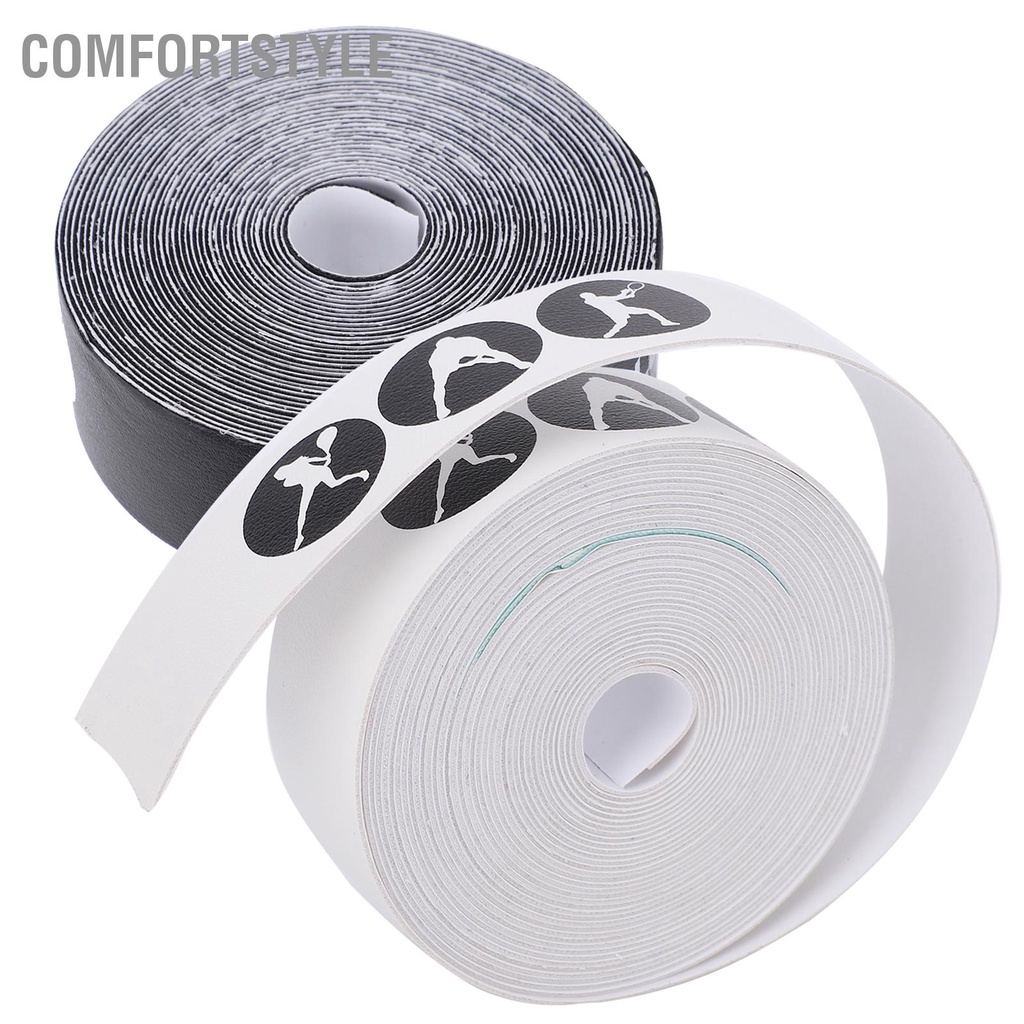 Comfortstyle Vợt Tennis Đầu Băng Chống Trầy Xước Khung Bảo Vệ PU Miếng Dán