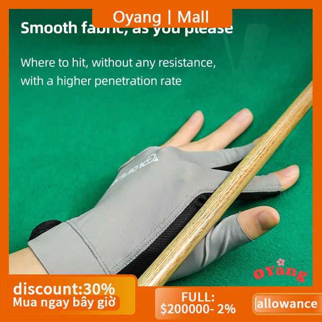 Găng Tay Tách Bida Chuyên Nghiệp Thoáng Khí Chống Trượt Chống Mài Mòn