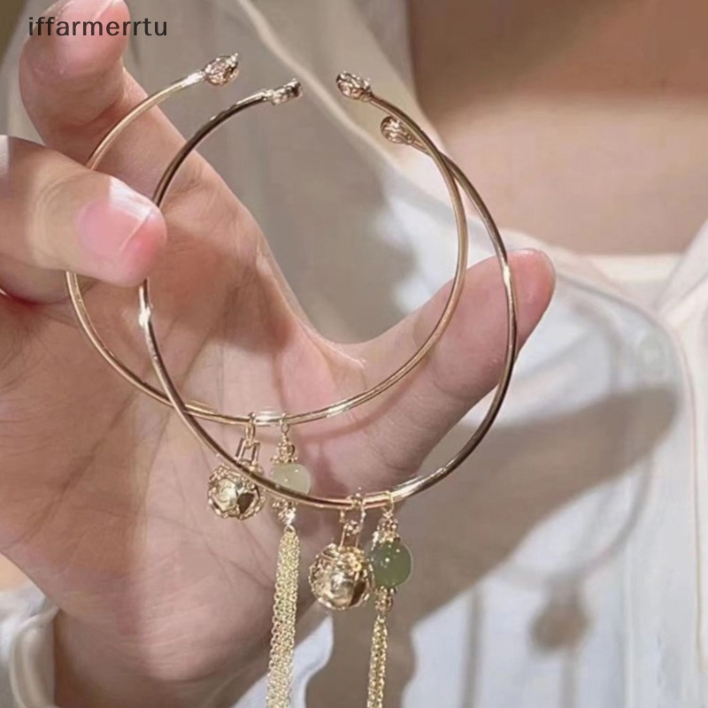 Vòng Đeo Tay May Mắn Có Chuông Phong Cách retro Dân Tộc Thời Trang Cho Nữ