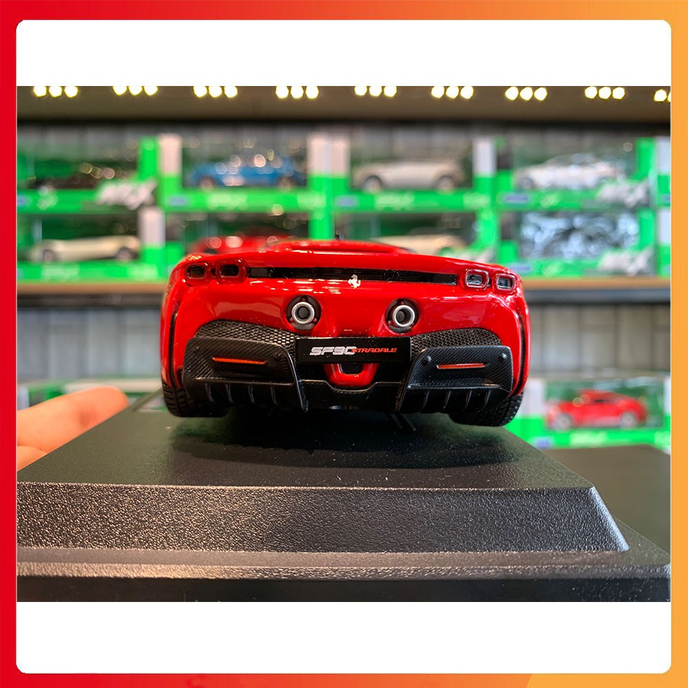 Mô hình xe Ferrari SF90 Stralade tỉ lệ 1:24 Bburago bản full
