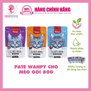 Pate Wanpy cho mèo - 80gr nhiều vị - Dogparadise.vn