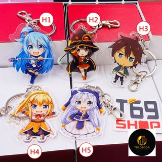 Móc khóa mica anime KonoSuba