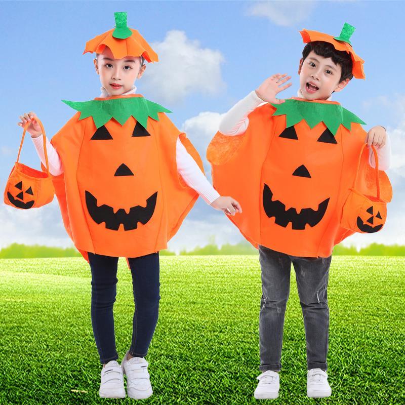 Trang Phục Hóa Trang halloween Hình Bí Ngô Dành Cho Trẻ Em Và Người Lớn