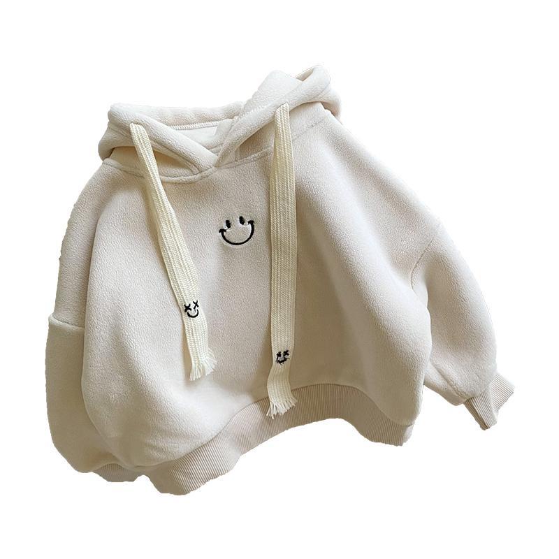 Áo Hoodie Thêu Họa Tiết Hoạt Hình Phong Cách Hàn Quốc Cho Bé Trai