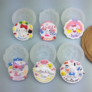 Hoạt Hình Khuôn Silicon Làm Bánh Hình sanrio
