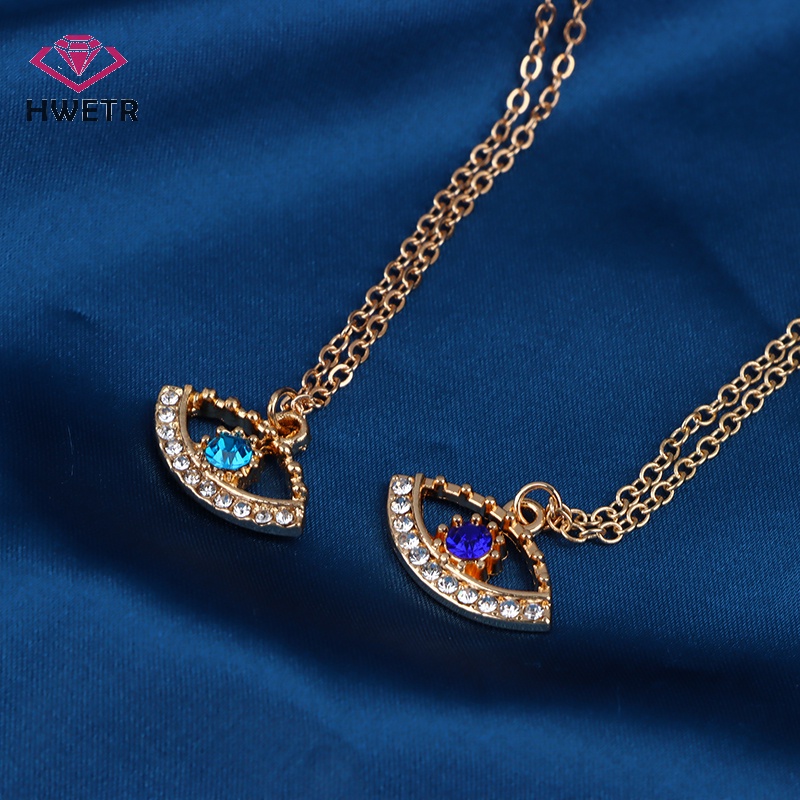 Vòng Cổ choker Mặt Hình Con Mắt Quỷ Đính Đá Thời Trang Cho Nữ Mới