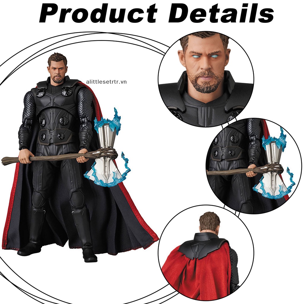 Alittlesetrtr Mô Hình Đồ Chơi Nhân Vật thor Hành Động Trang Trí Bàn Làm Việc Cho Bé vn