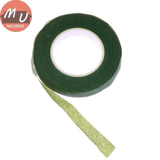 Cuộn băng keo giấy tự dính màu xanh lá 30m