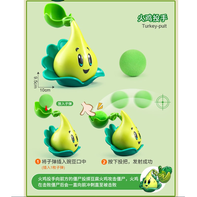 Bộ Đồ Chơi Plants vs zombie Cho Trẻ Em