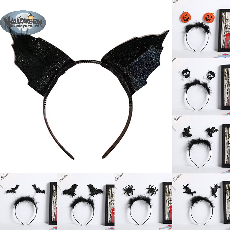 Cài Tóc Tai Mèo Đính Kim Sa Hóa Trang Cho Nữ vn