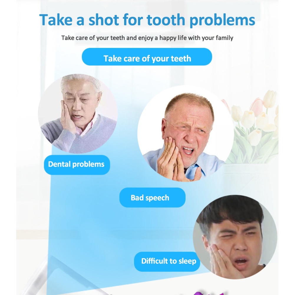 Xịt Đau Răng Thuốc Giảm Đau Răng Cho Người Lớn & Trẻ Em Viêm Nha Chu Sâu Răng Đau Qusl