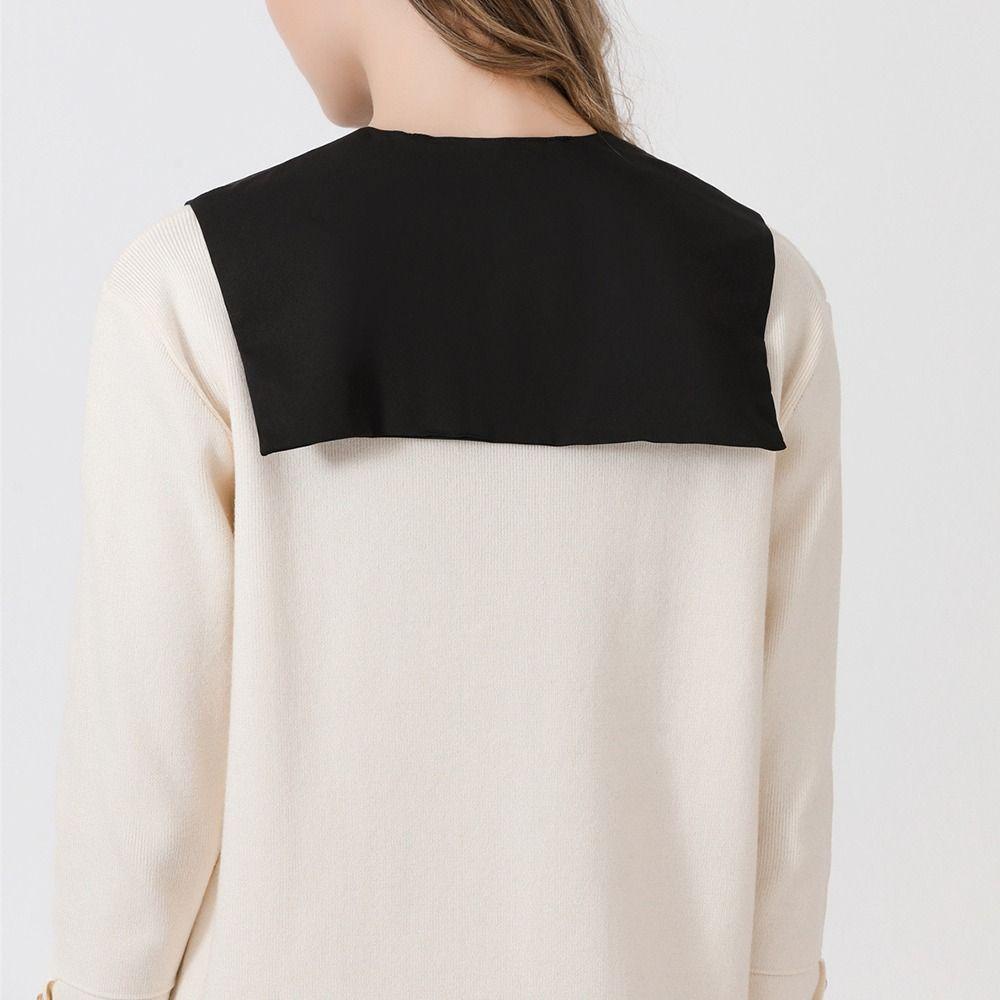 Cổ Áo Sơ Mi Giả Bằng cotton Phong Cách vintage Thời Trang Cho Nữ