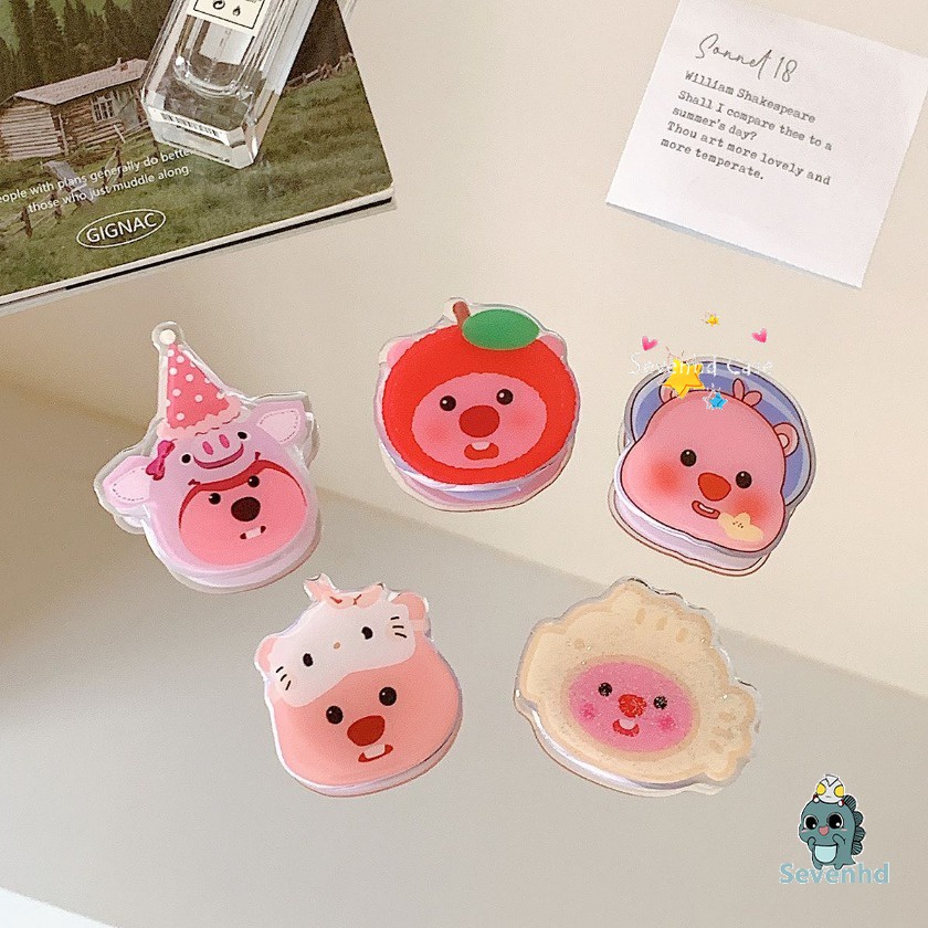 Giá Đỡ Điện Thoại Hình Tròn Có Thể Tháo Rời Gắn Dây Đeo Cho Iphone