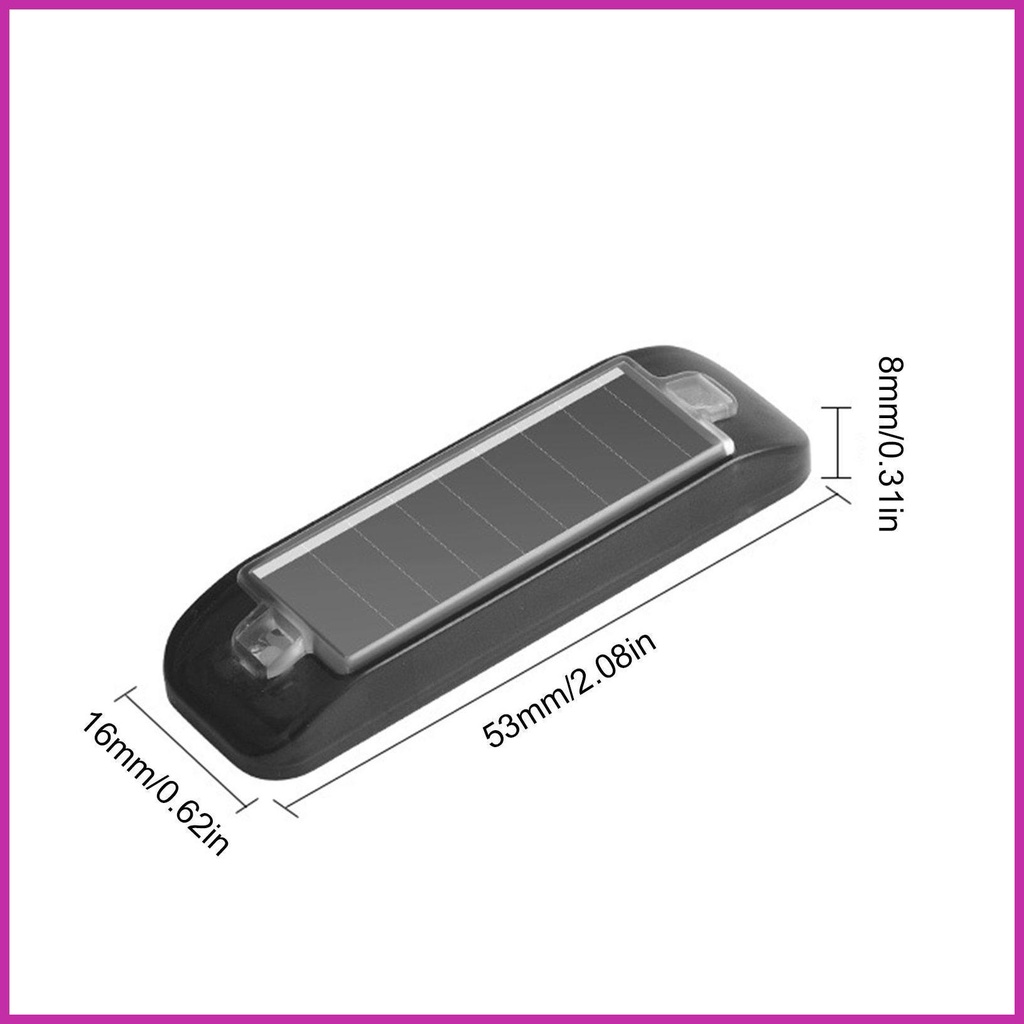 Nhấp Nháy Đèn led mini Cảnh Báo Sử Dụng Năng Lượng Mặt Trời Chống Thấm Nước Đa Năng Trang Trí Xe Tải