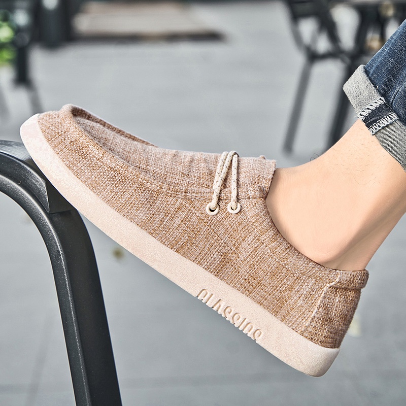 Giày Lười Cao Su Chống Trượt Cho Nam