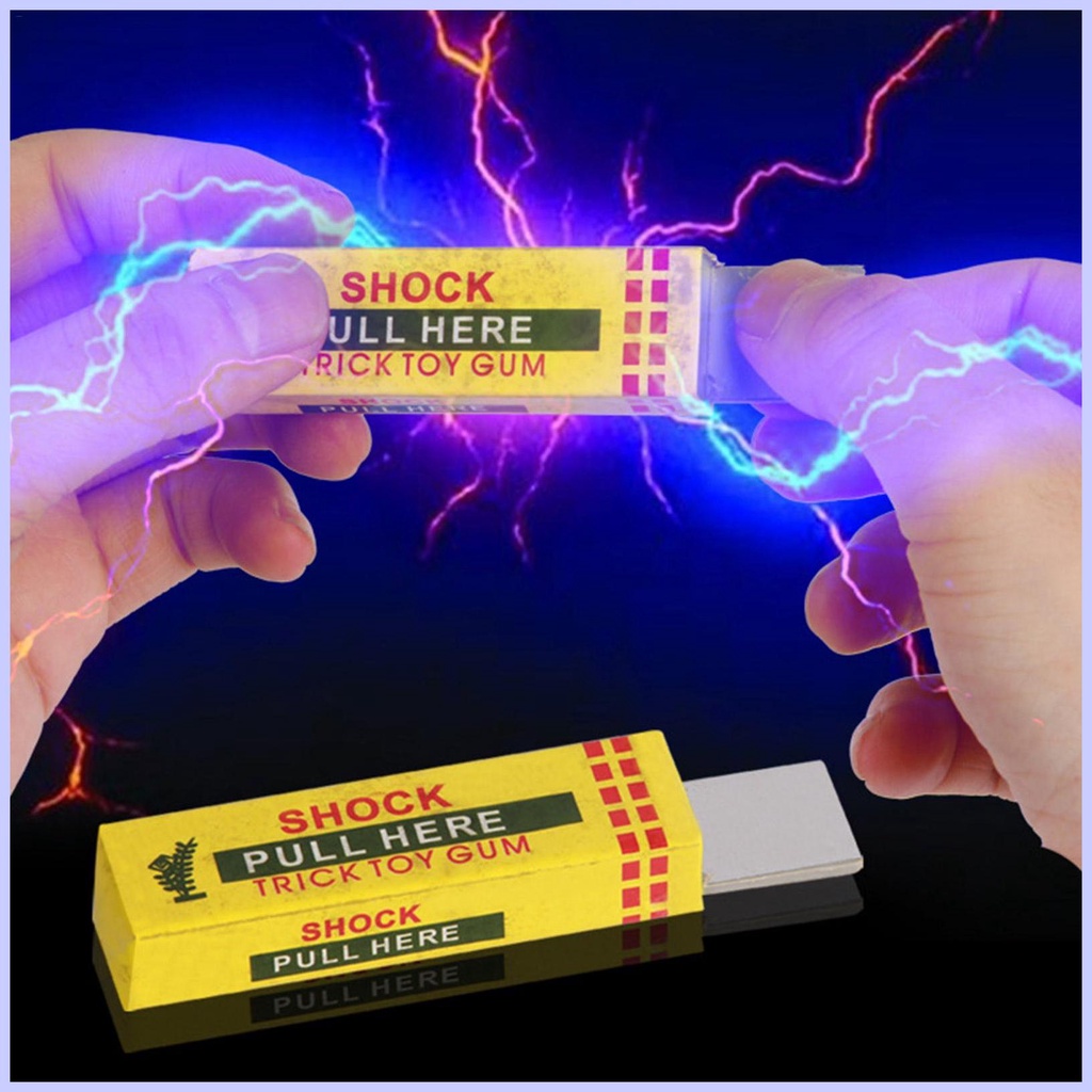 Joke Đồ Chơi Đầu Kéo Giật Điện Giảm Căng Thẳng Cho Ngày Lễ chewing gum