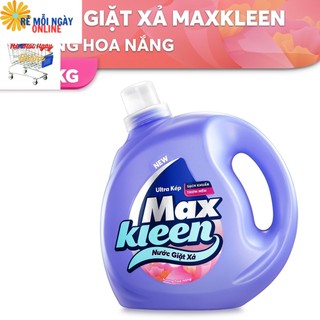 Can Nước giặt xả Maxkleen 2,4kg-Hương Hoa Nắng