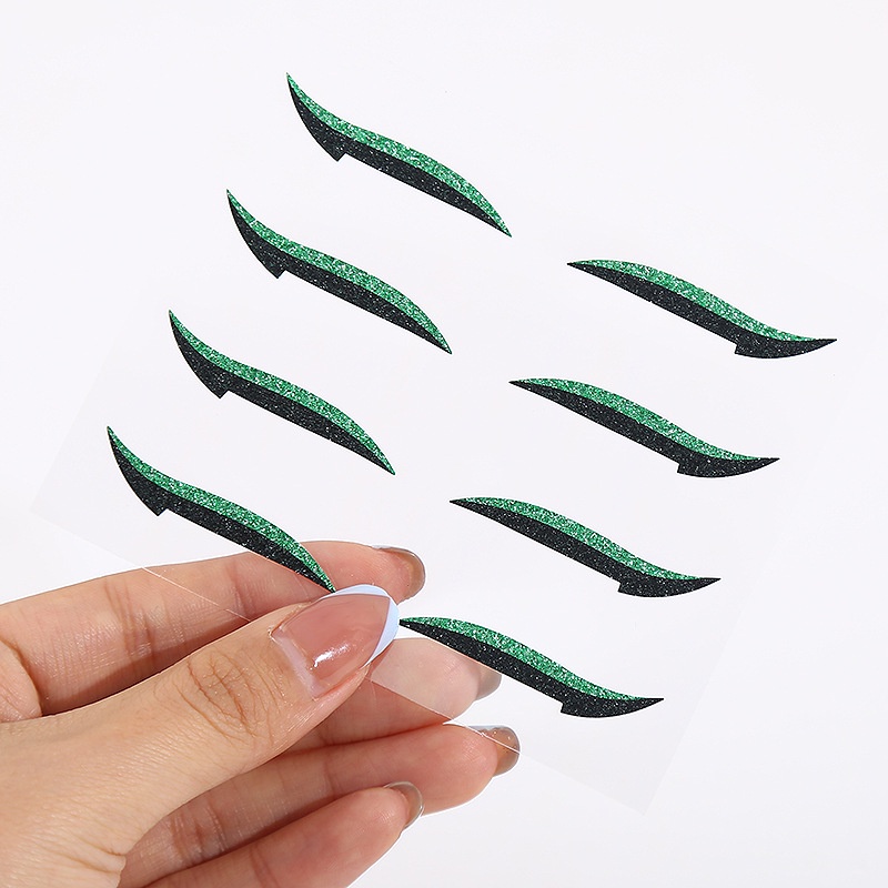 Miếng Dán Kẻ Mắt Trang Điểm Mắt Mèo Phong Cách Âu Mỹ Sáu Trong Một