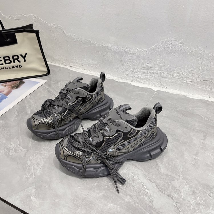 Giày Thể Thao Đế Dày Buộc Dây Thế Hệ Thứ Tư paris Bán Chạy ins