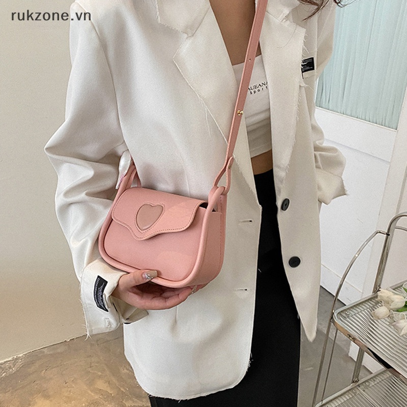 Túi xách đeo vai hình trái tim Túi Xách Nữ Đeo Chéo Thời Trang Hàn túi đeo chéo túi đeo nữ