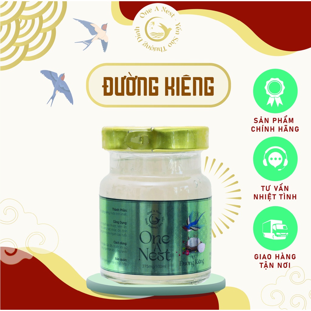 Yến chưng ăn kiêng One A Nest 70ml/hủ (Webber Naturals)