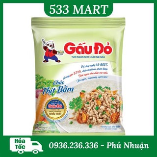 Cháo gấu đỏ thịt bằm 50g