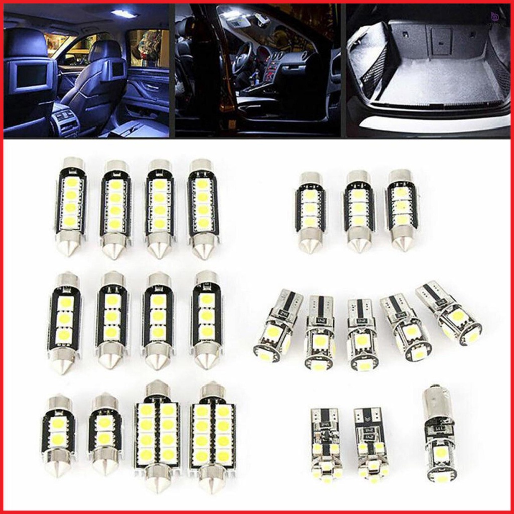 Super Bright Canbus LED Bulbs 5050 SMD LED Lights Bulb Car Interior Light Dome Light LED MAP Light Door Light Trunk License Plate Lamp Bulb