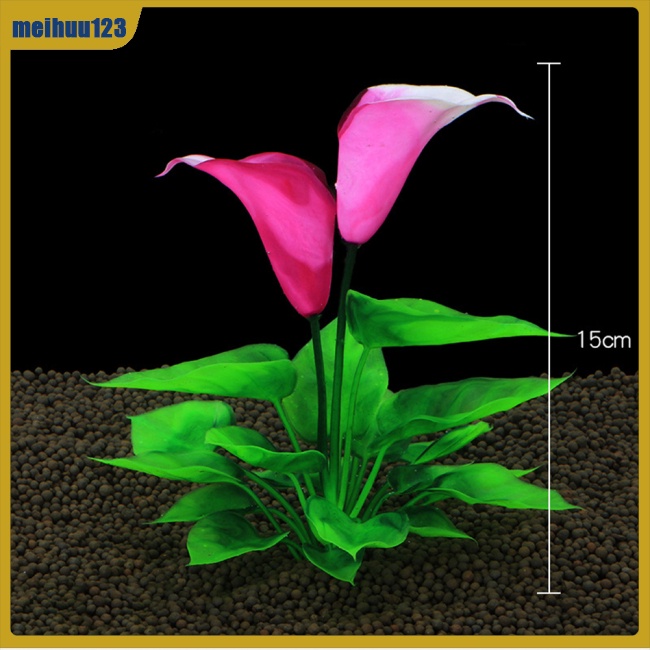 Mei Hoa Sen Giả Trang Trí Bể Cá