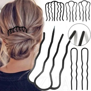 Lược kẹp tóc xoăn hình chữ u / lược cài tóc vô hình / đơn giản thời trang phong cách hàn quốc cho nữ